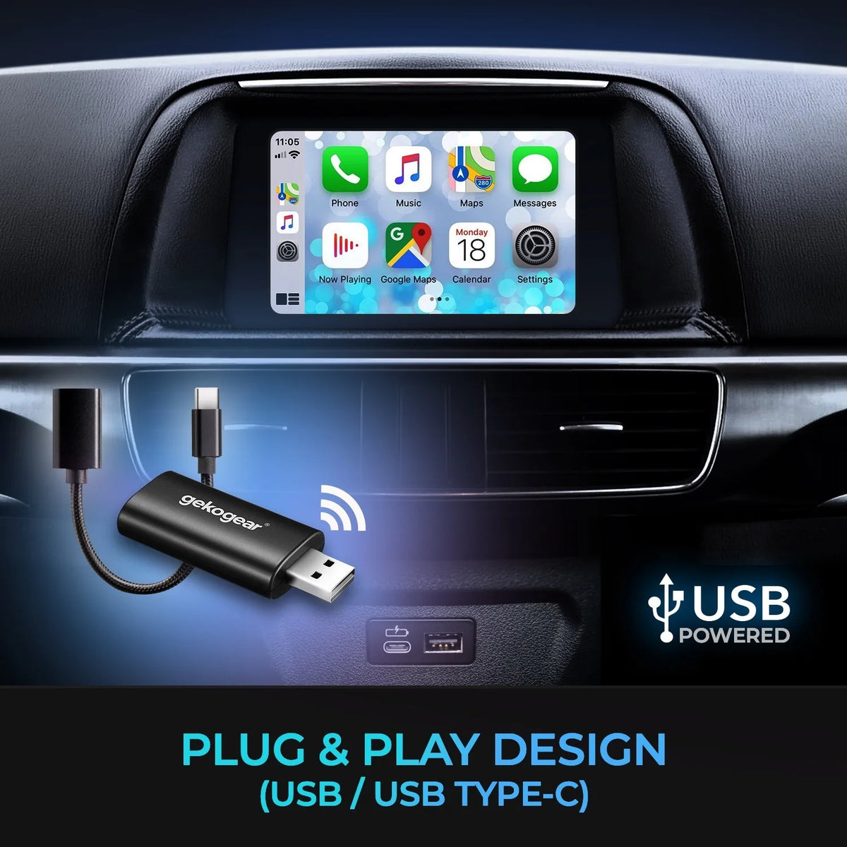 Wireless CarPlay USB Dongle
