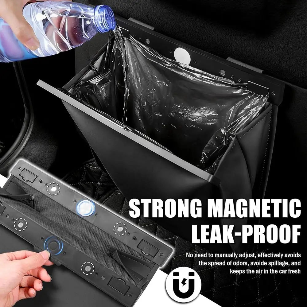 Magnetic Car Trash Can