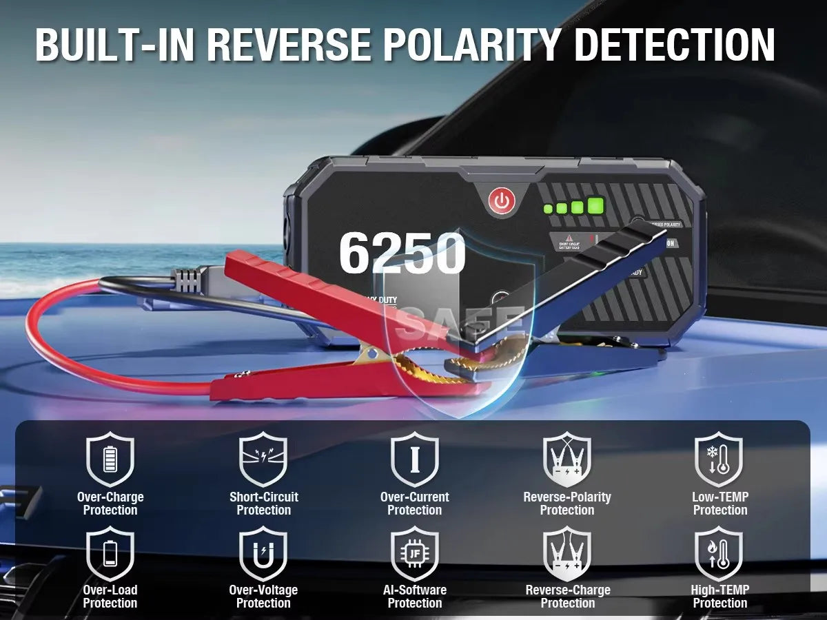 6000A Portable Jump Starter