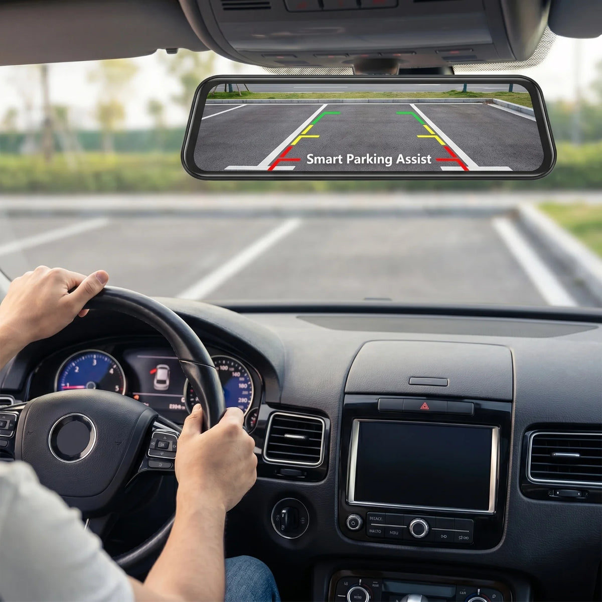 1080P Rearview Mirror Dash Cam