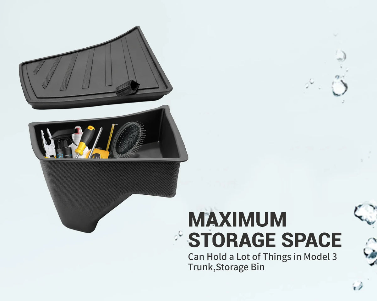 Tesla Model 3 Trunk Storage Bins