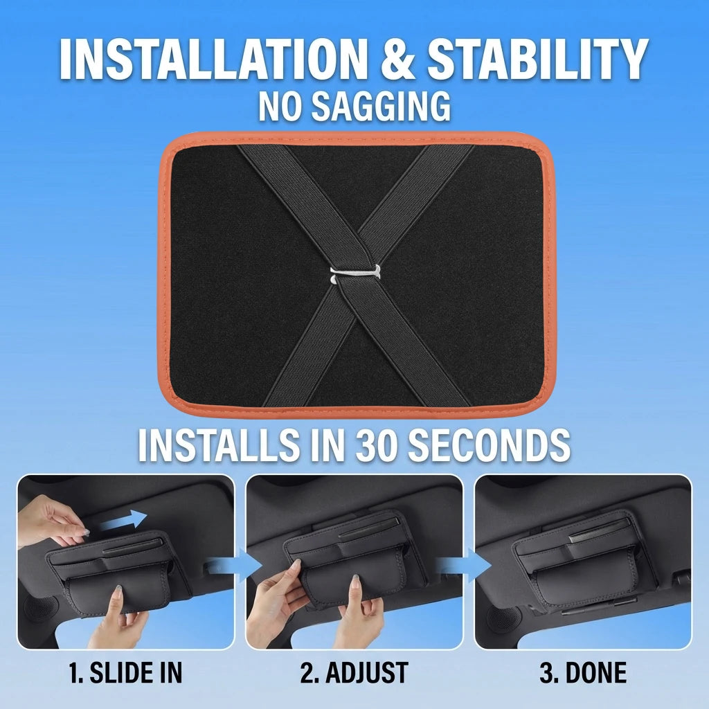 Sun Visor Organizer