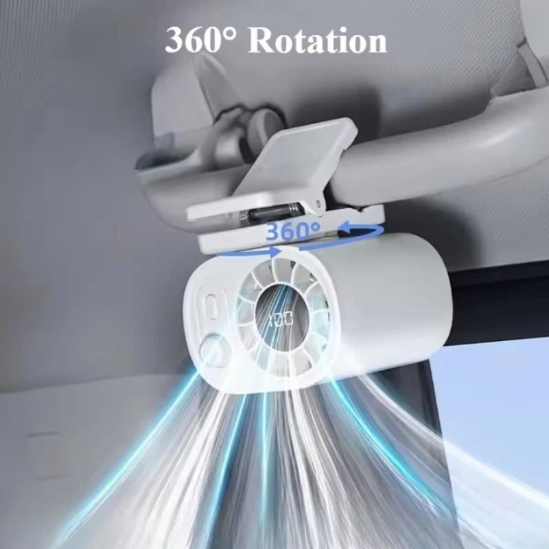 360° Rechargeable Car Fan