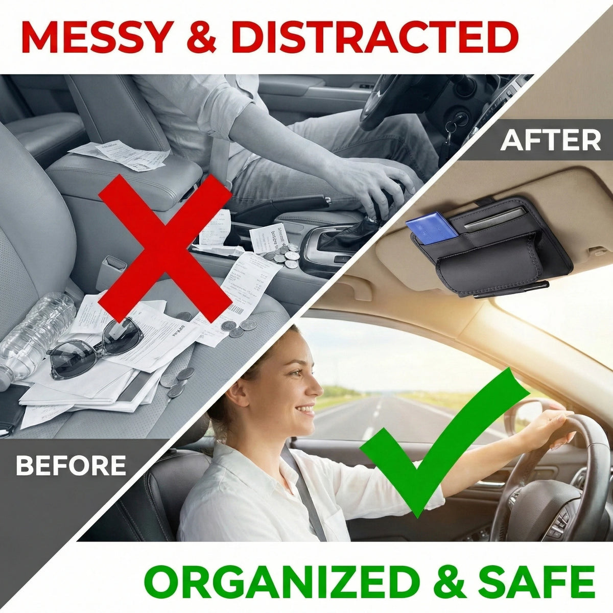 Sun Visor Organizer