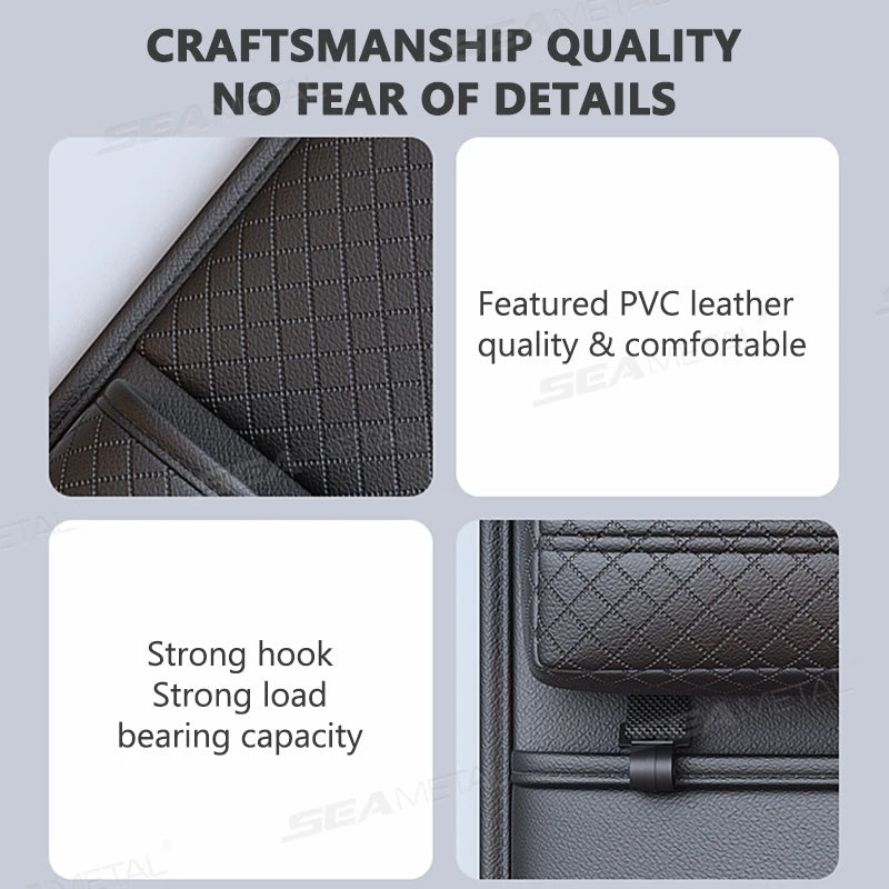Leather Seatback Organizer