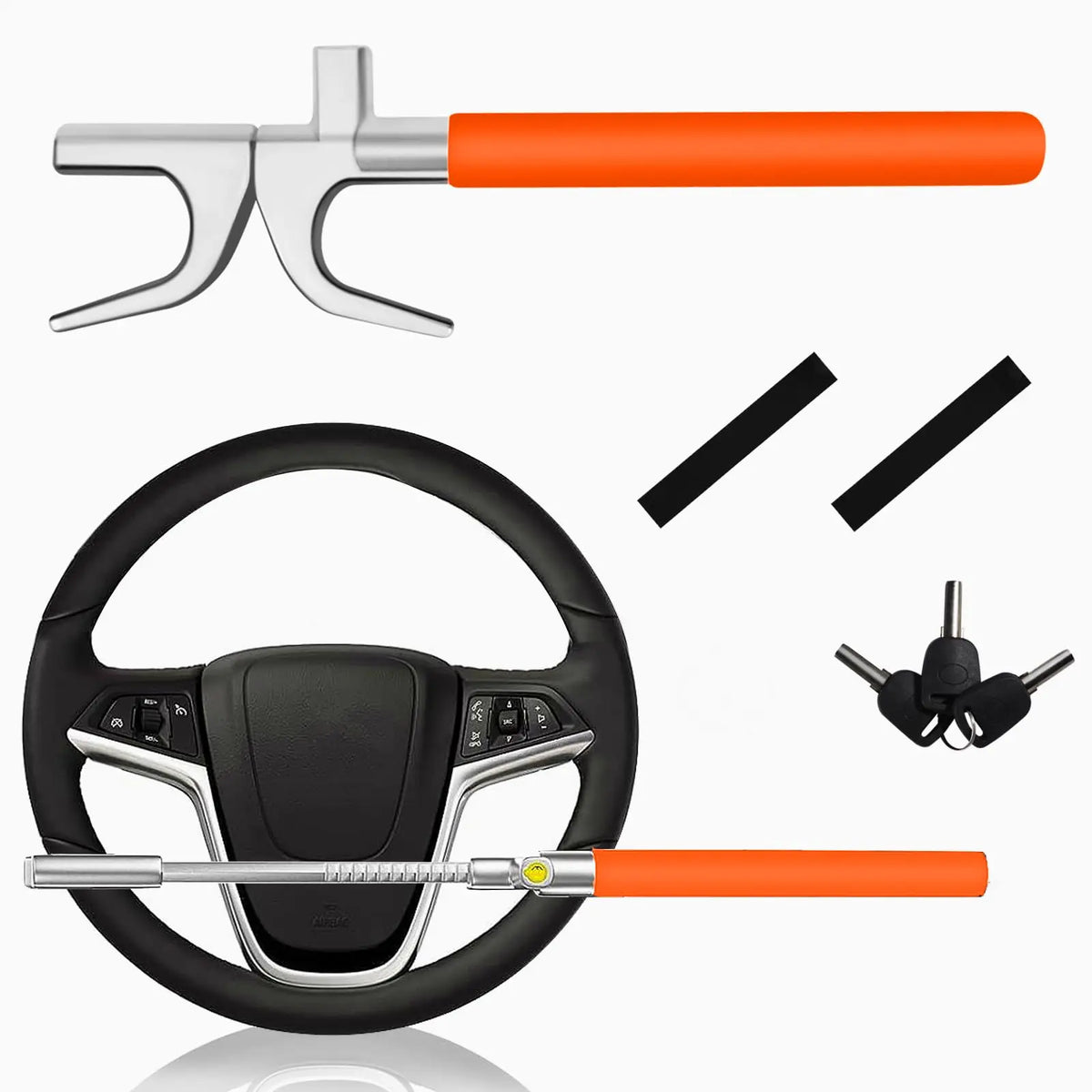 Adjustable Steering Wheel Lock