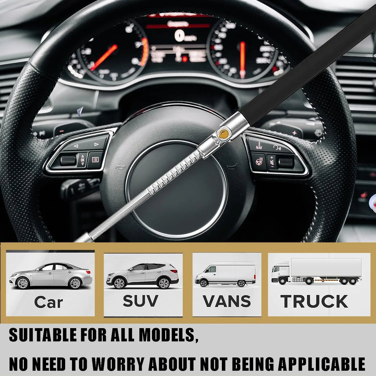 Adjustable Steering Wheel Lock