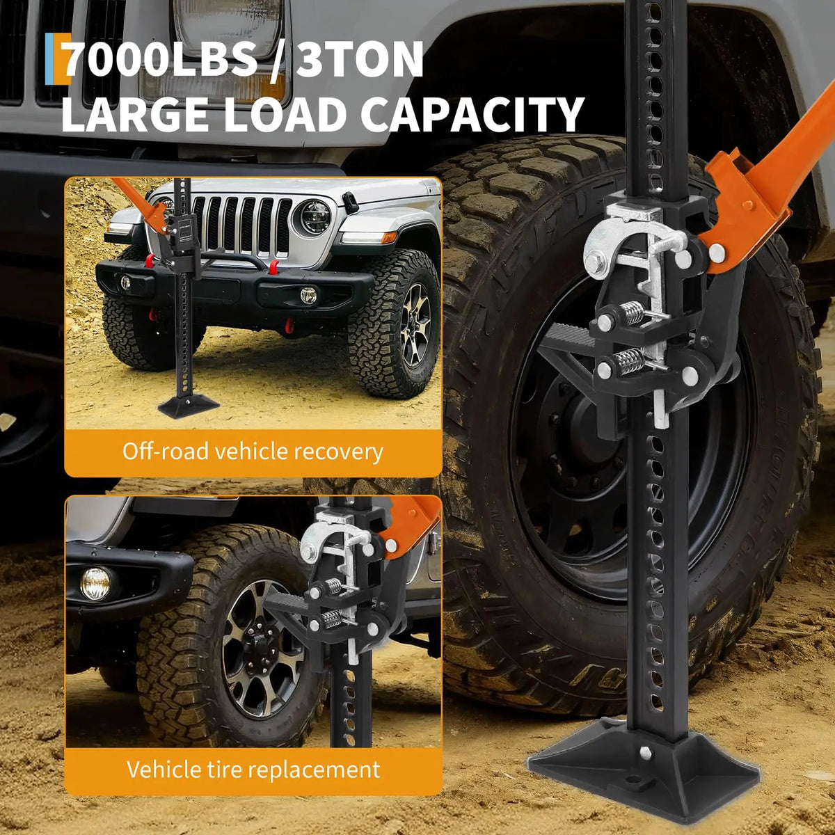 3.5-Ton High-Lift Farm Jack