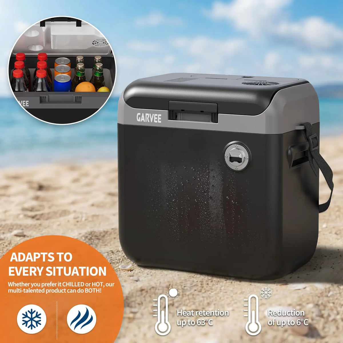 30L Electric Car Cooler & Warmer