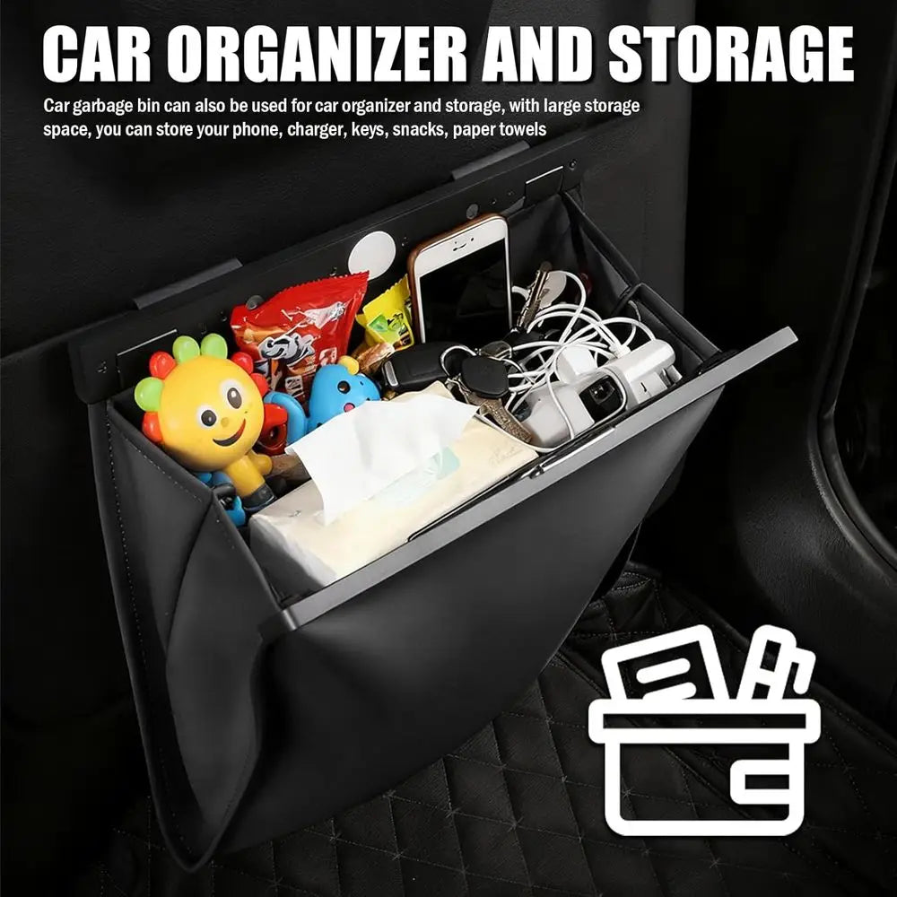 Magnetic Car Trash Can