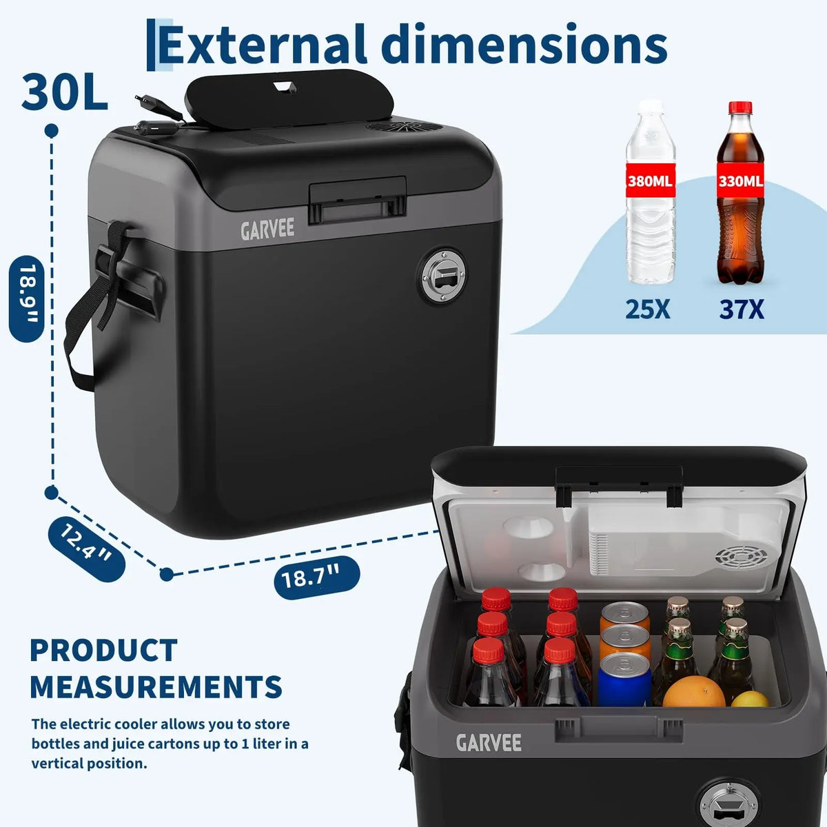 30L Electric Car Cooler & Warmer