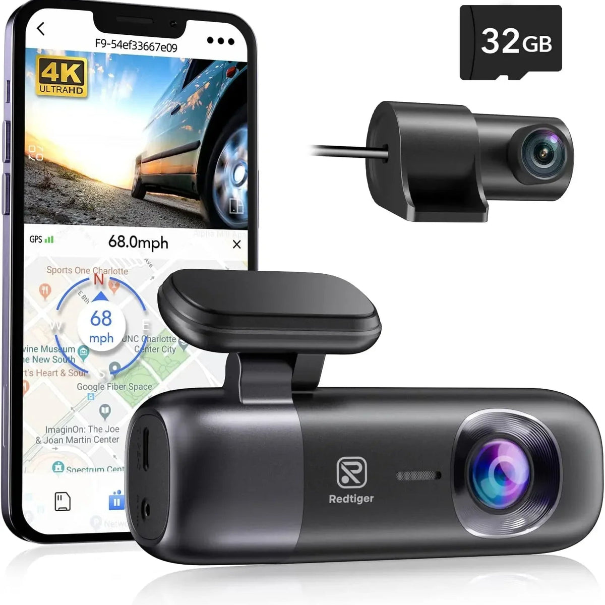 REDTIGER F9 4K Dash Cam