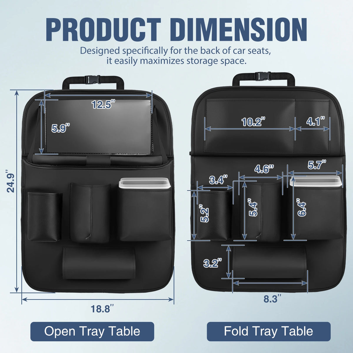 Nilight Foldable Tray Organizer