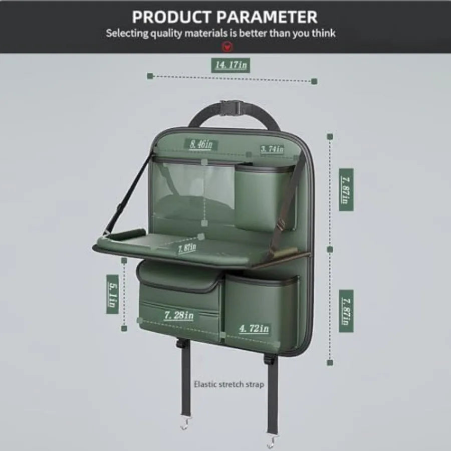 Backseat Organizer with Food Tray