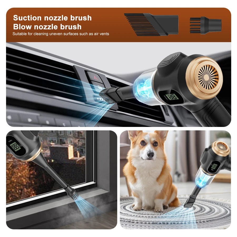 2-in-1 Car Vacuum & Blower