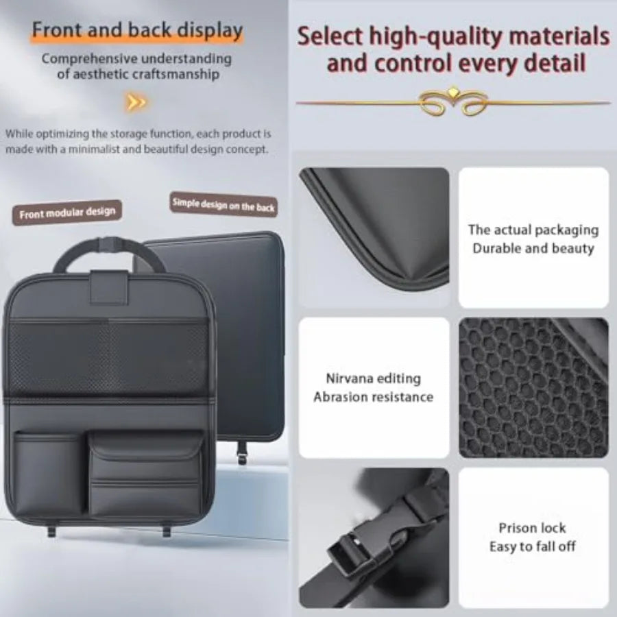 Backseat Organizer with Food Tray