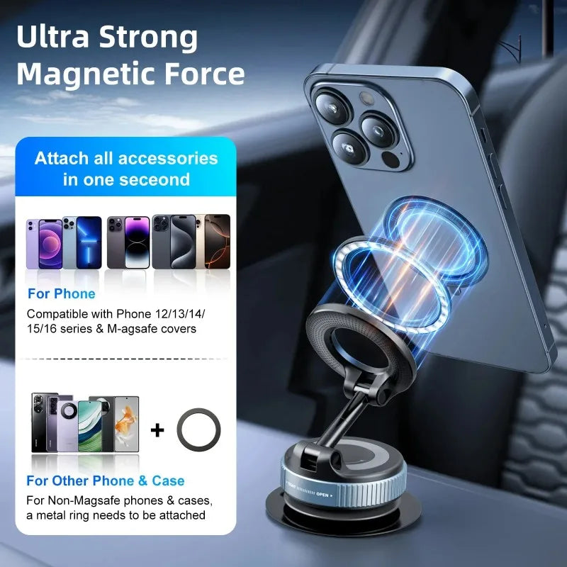 Vacuum Suction Phone Mount
