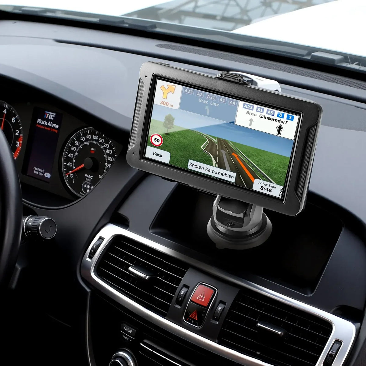 7″ GPS Navigator with Dash Cam
