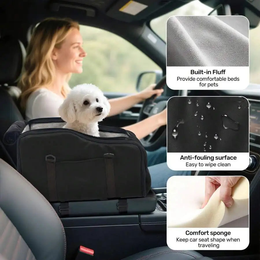Portable Pet Console Car Seat