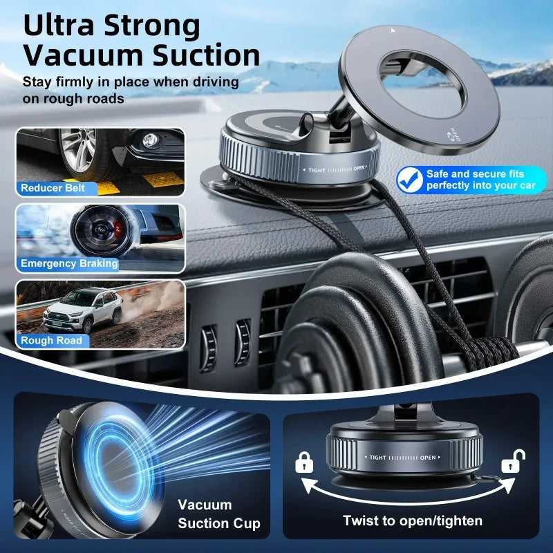 Vacuum Suction Phone Mount