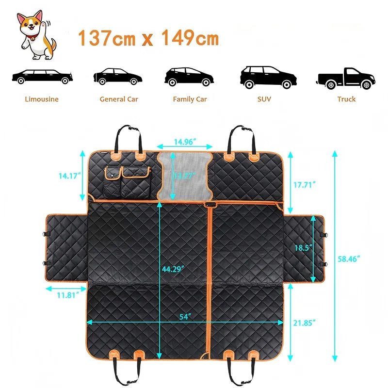 Waterproof Dog Car Seat Hammock