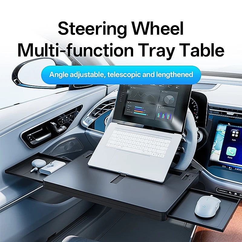 Steering Wheel Laptop Tray