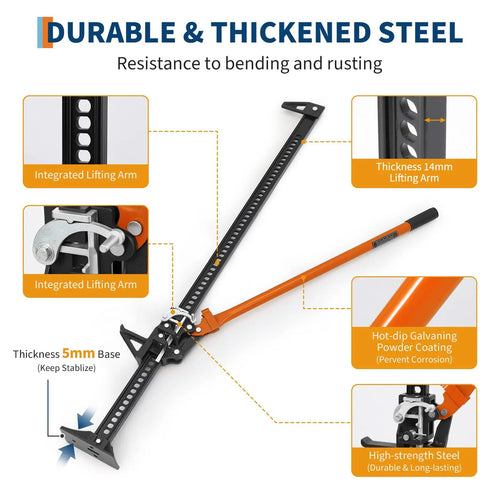 3.5-Ton High-Lift Farm Jack