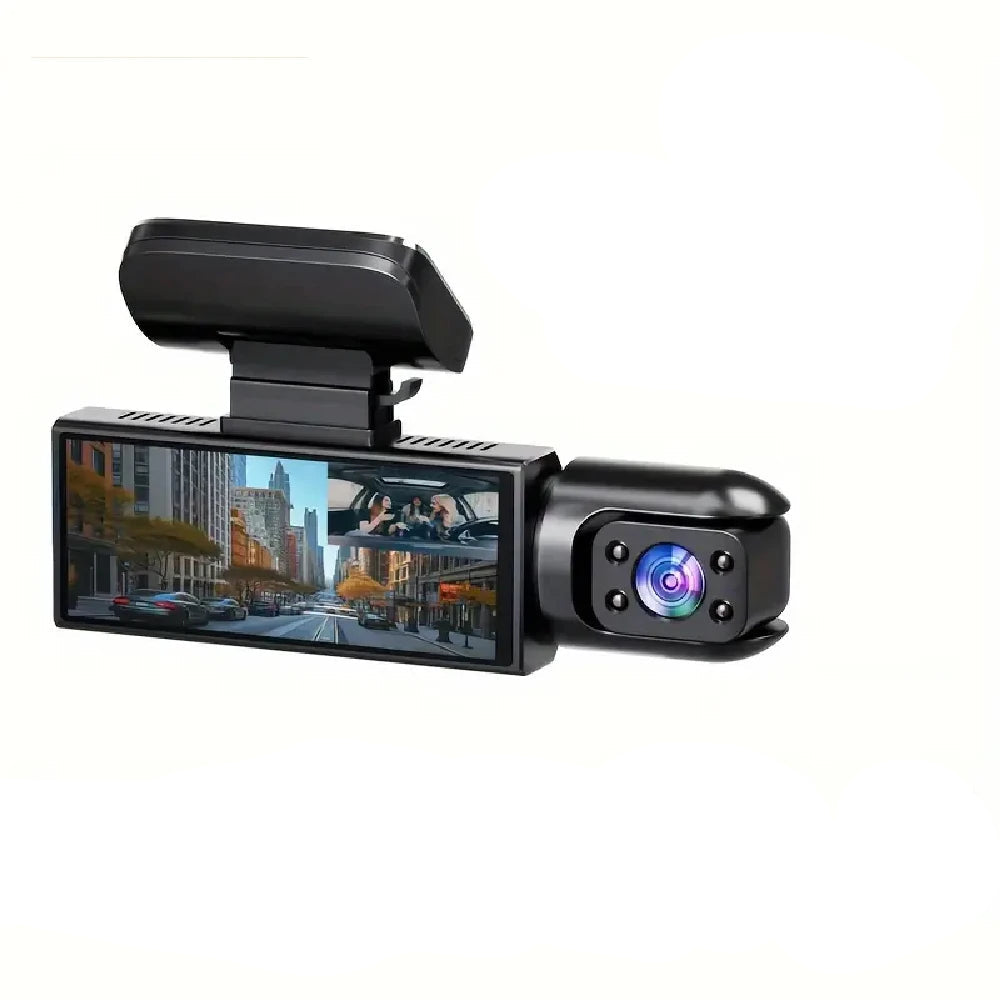3.16″ Dual-Lens Dash Cam