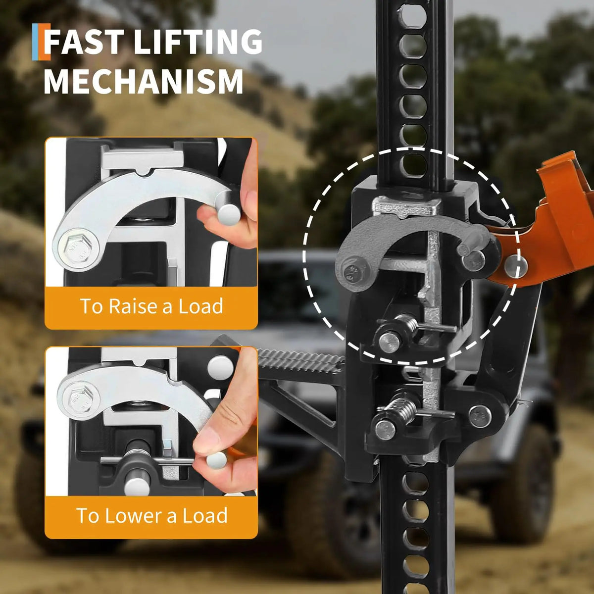 3.5-Ton High-Lift Farm Jack