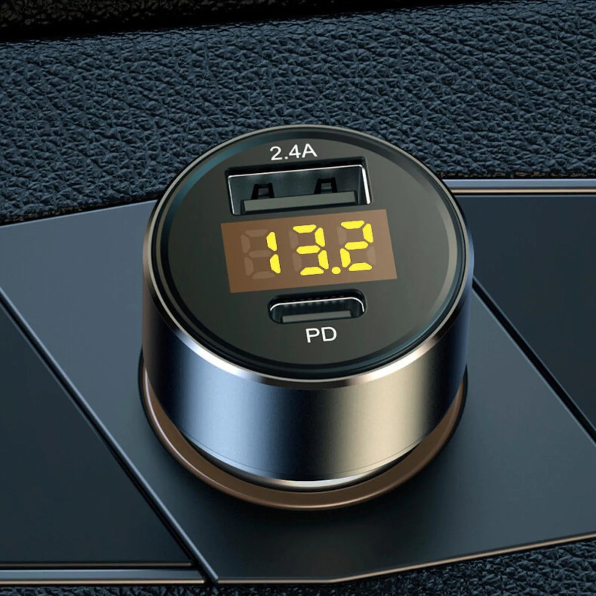 Dual-USB PD Car Charger