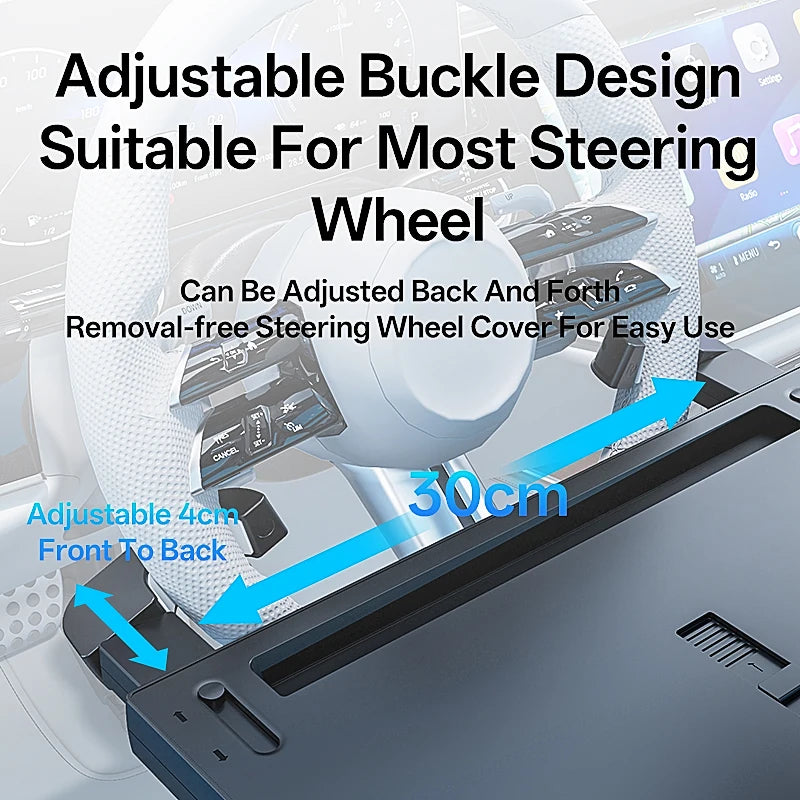 Steering Wheel Laptop Tray