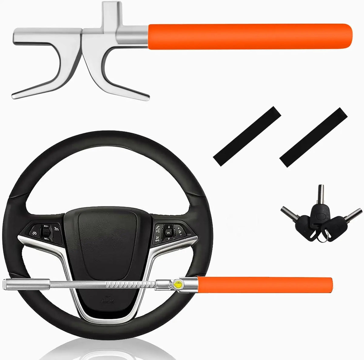 Adjustable Steering Wheel Lock