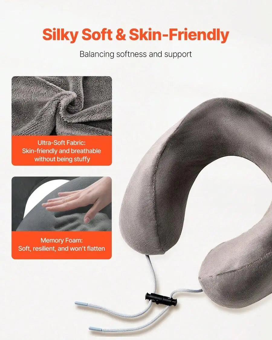 Memory Foam Travel Neck Pillow