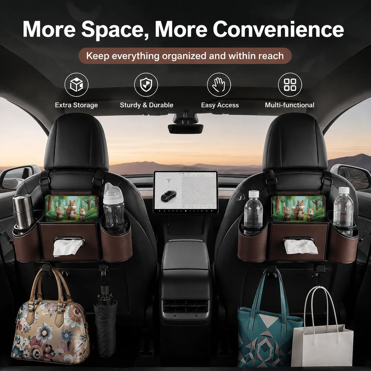 Multifunctional Backseat Organizer