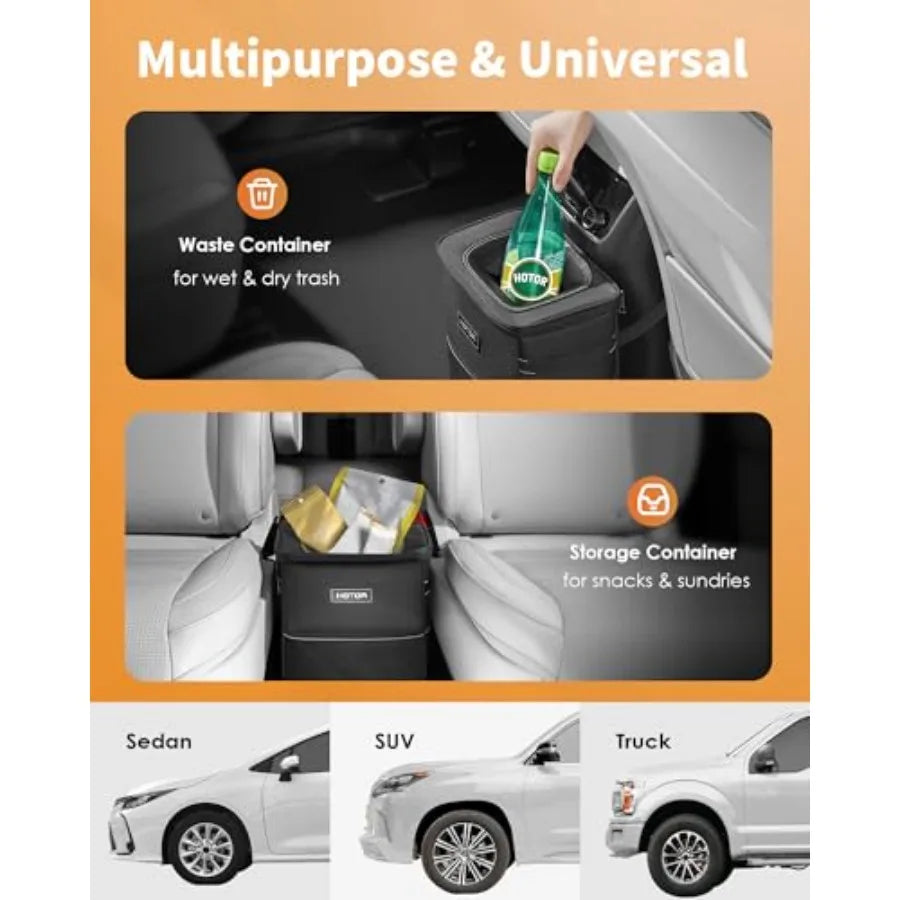 Leakproof Car Trash Can