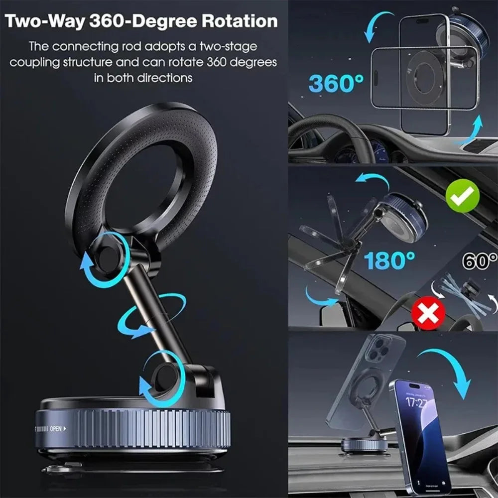 Vacuum Magnetic Phone Holder