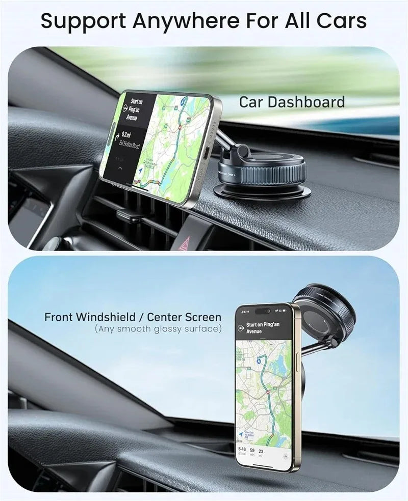 Vacuum Suction Phone Mount