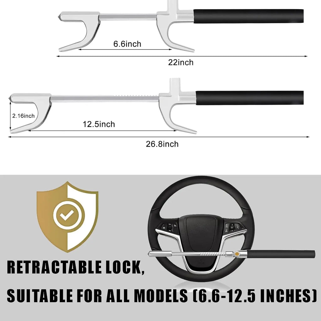 Adjustable Steering Wheel Lock