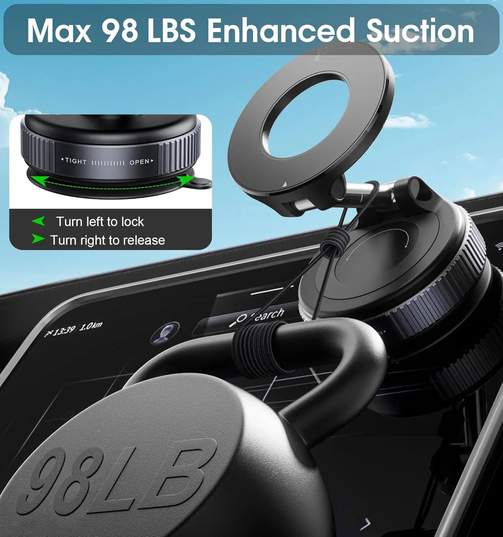 Foldable Vacuum Phone Mount