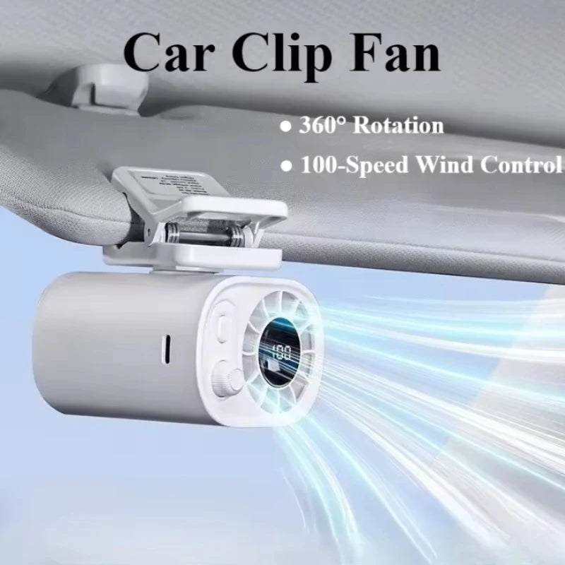 360° Rechargeable Car Fan