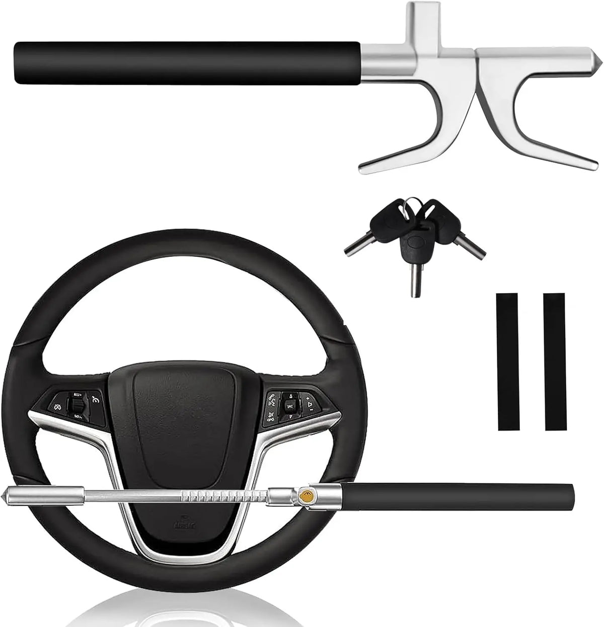 Adjustable Steering Wheel Lock