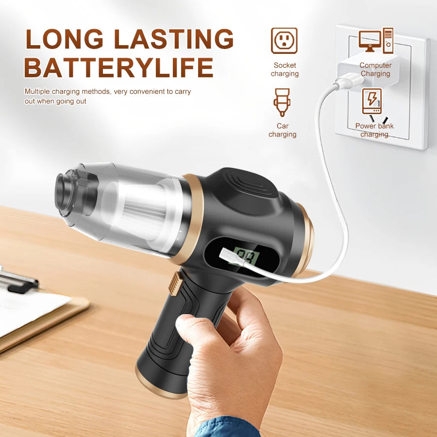 2-in-1 Car Vacuum & Blower
